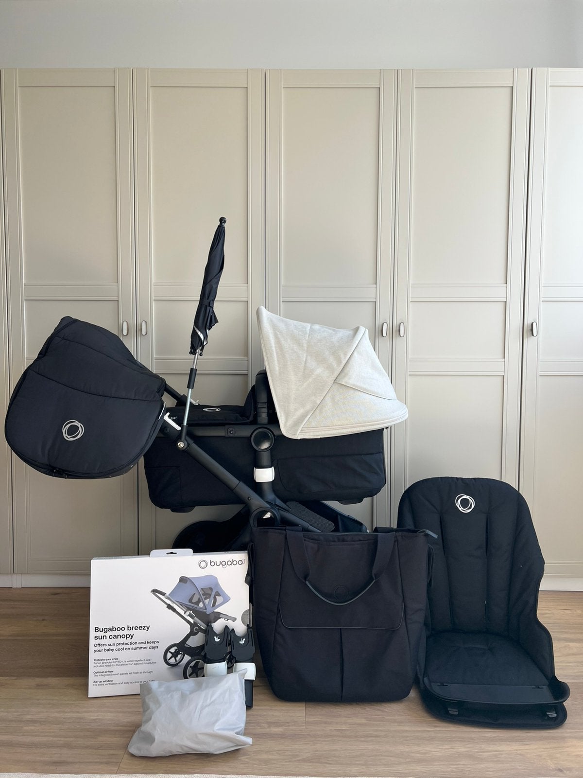 Bugaboo Fox 3 2-in-1 kinderwagen – compleet met accessoires, Ophalen, Zo goed als nieuw, Kinderwagen, Bugaboo