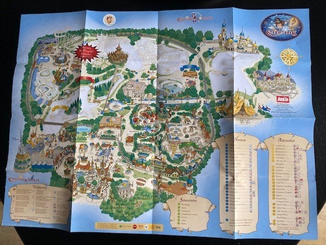plattegrond winter efteling 2006-2007 annie, Ophalen of Verzenden, Zo goed als nieuw, Overige typen