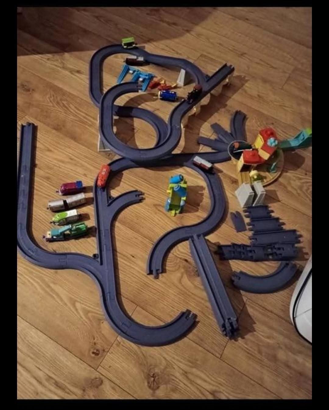 Grote Chuggington & Thomas de Trein set met accessoires, Kinderen en Baby's, Ophalen of Verzenden, Zo goed als nieuw