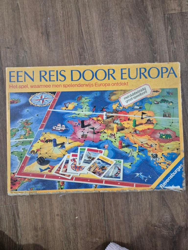 Een Reis Door Europa Bordspel Ravensburger Vintage, Hobby en Vrije tijd, Gezelschapsspellen | Bordspellen, Vijf spelers of meer