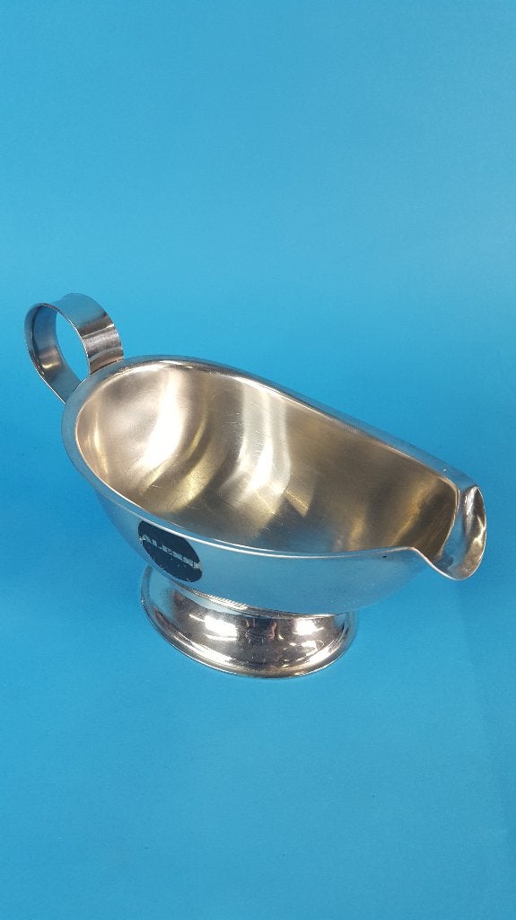 Vintage Alessi sauskom, schenk kom, metaal rvs. 6C2, Tweedehands verkoop, Tweedehands verkoop, Gebruikt, Ophalen of Verzenden