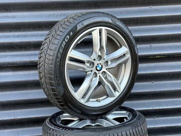 18” Orig Bmw X1 X2 F39 F48 Styling 570M Velgen Winterbanden, Ophalen, 18 inch, Gebruikt, Banden en Velgen