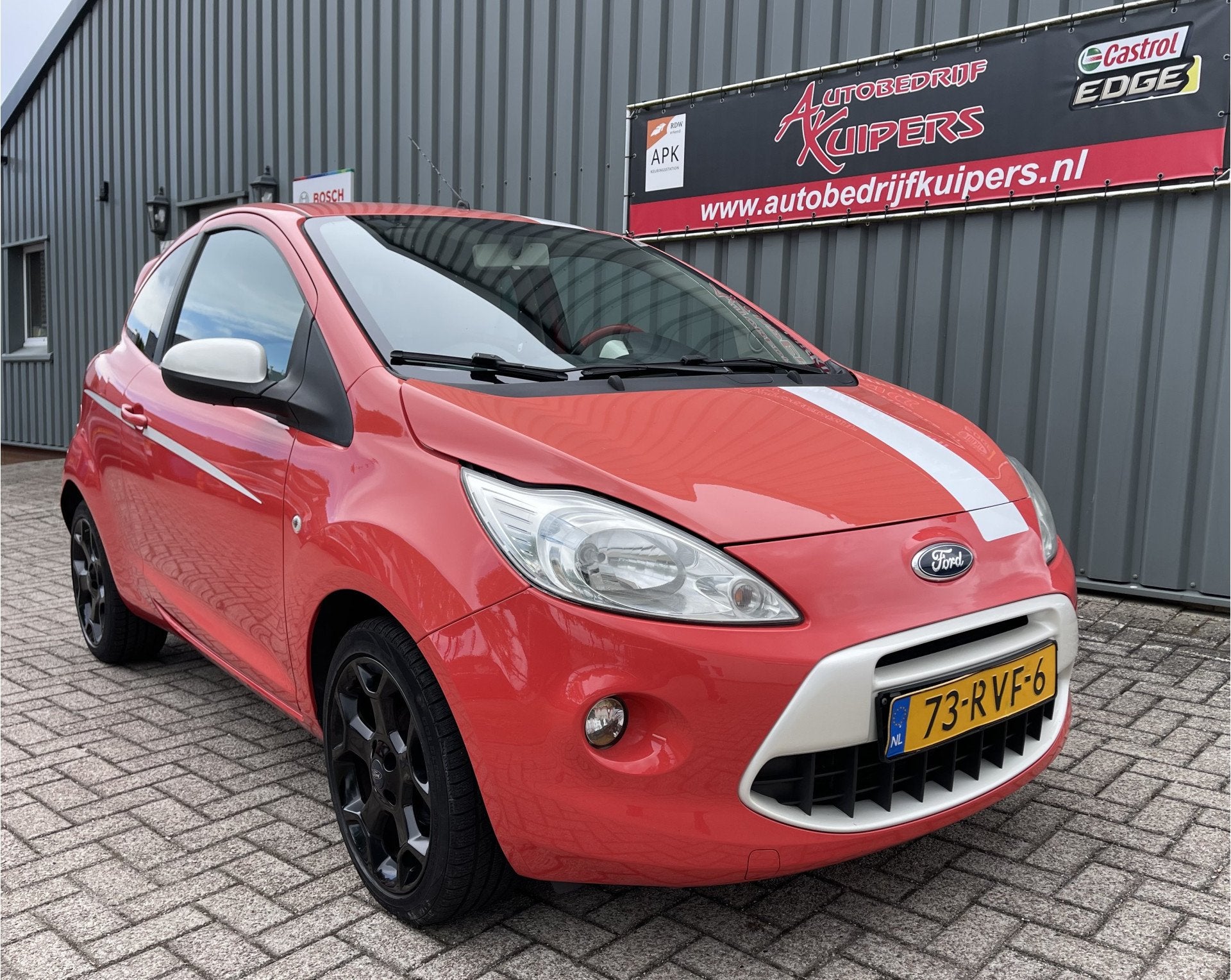 Ford Ka 1.2 Grand Prix start/stop Airco.Lm.Velgen.Electr.Pak, Auto's, Voorwielaandrijving, Euro 5, Stof, Gebruikt