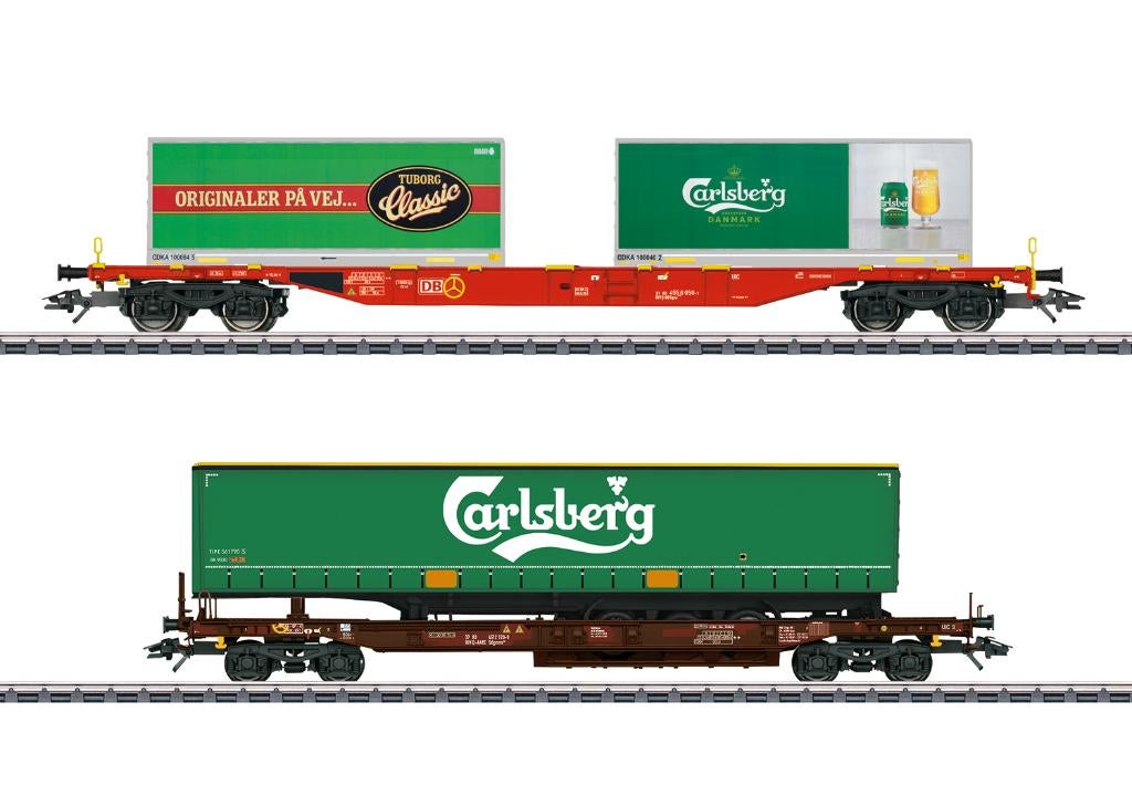 Märklin 47109 – 2-delige KLV Set "Carlsberg en Tuborg", Wisselstroom, Ophalen of Verzenden, Märklin, Nieuw