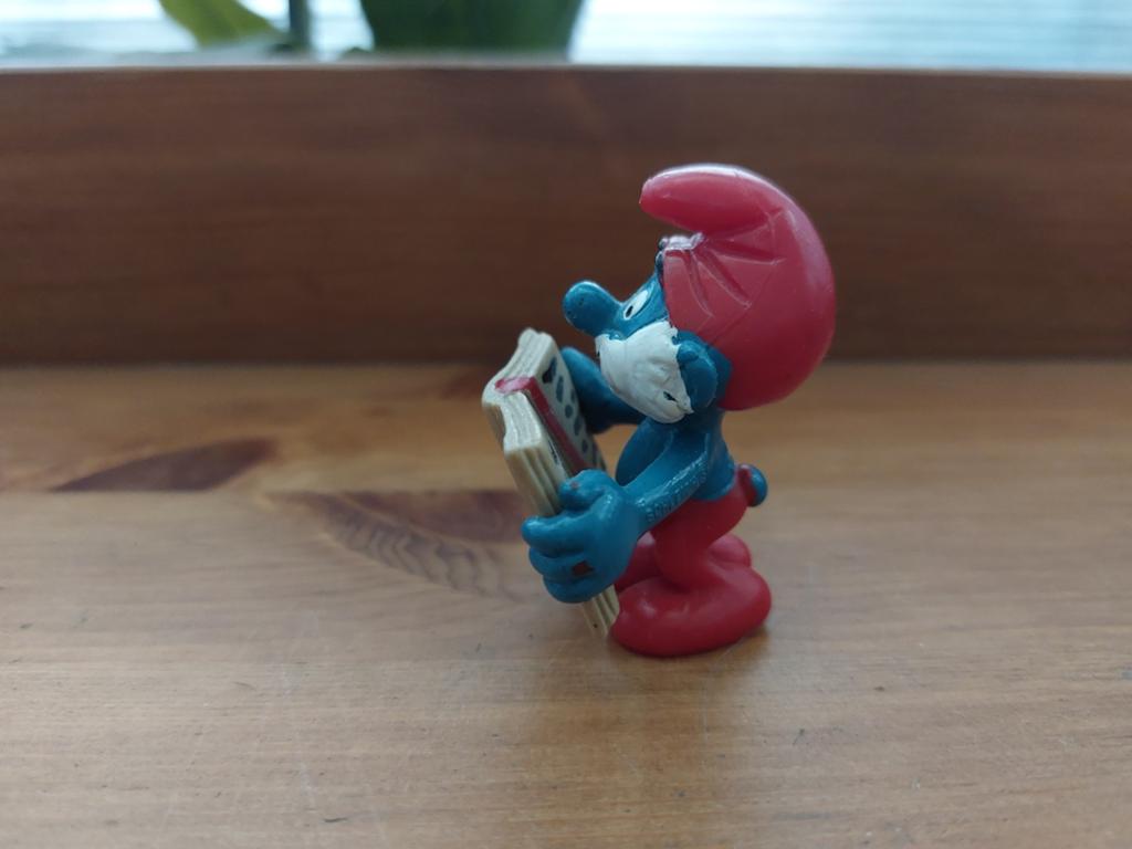 Grote smurf met boek magic 20174 De Smurfen, Verzamelen, Smurfen, Ophalen of Verzenden