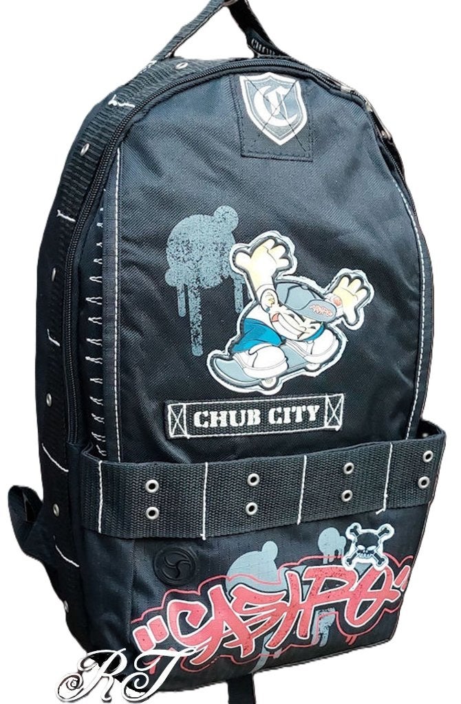 Stoere zwarte Chub City Street rugtas., Overige merken, 25 tot 40 cm, Nieuw, Ophalen of Verzenden