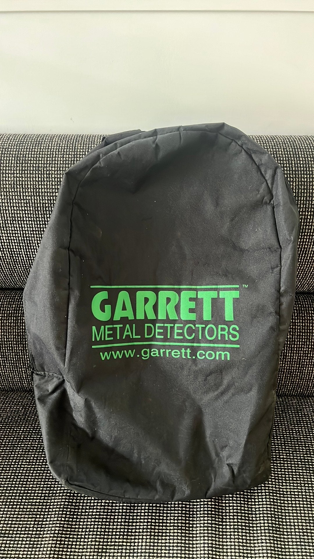 Garrett ace 250 metaaldetector rugtas, Ophalen of Verzenden, Gebruikt