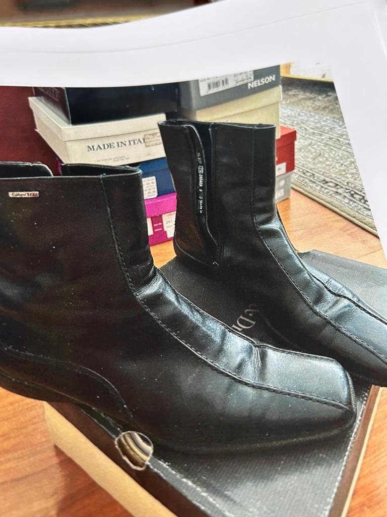 Leren danes laarsjes gabor, Kleding | Dames, Schoenen, Ophalen, Zo goed als nieuw, Zwart