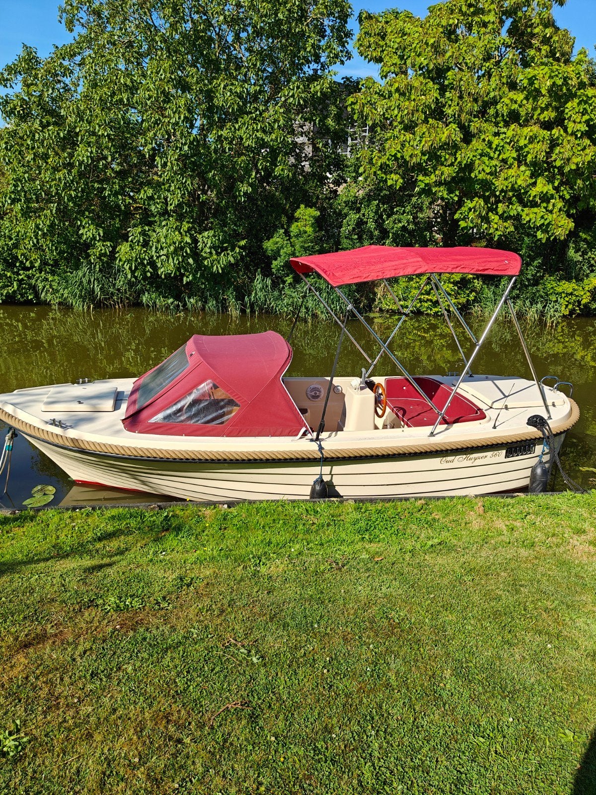 Nauticstar Biminitop inc afdekhoes - Rood, Ophalen, Zo goed als nieuw, Overige typen