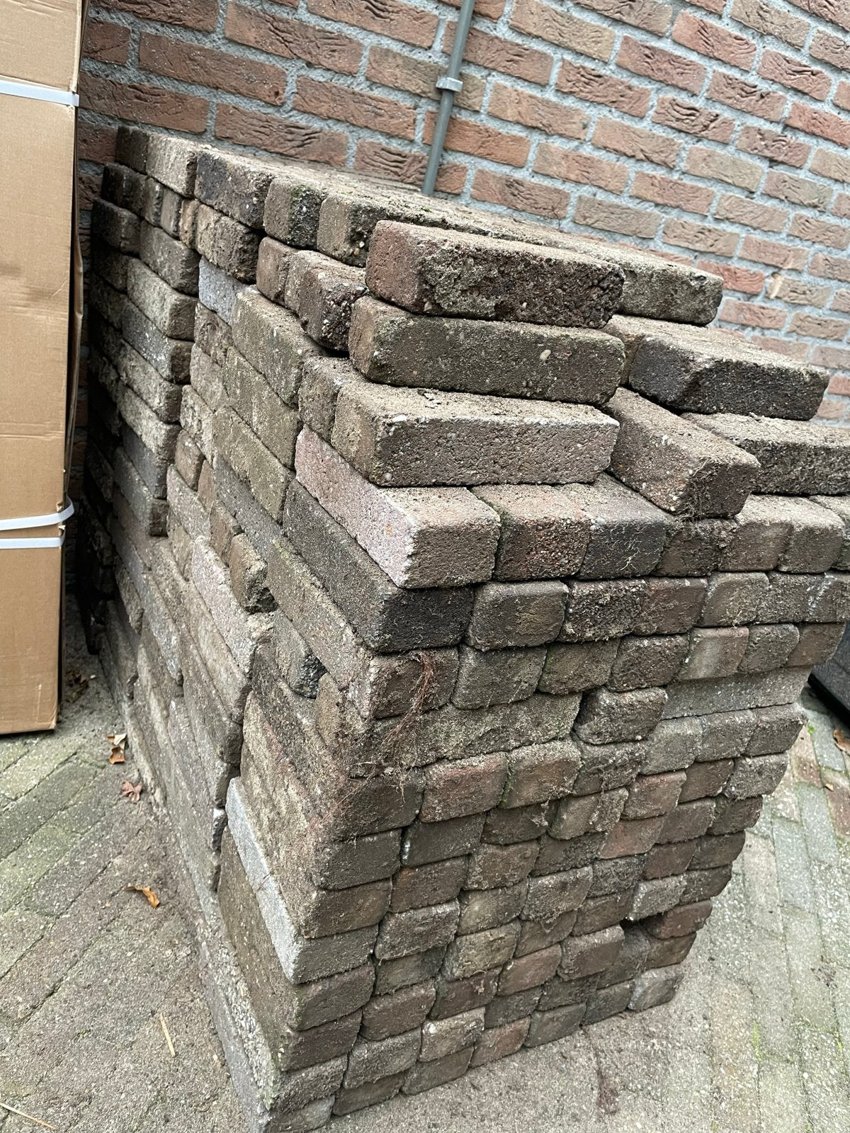 Tricolore Waaltjes - 4,5 m2, Tuin en Terras, Ophalen, Gebruikt, Klinkers, Minder dan 5 m²