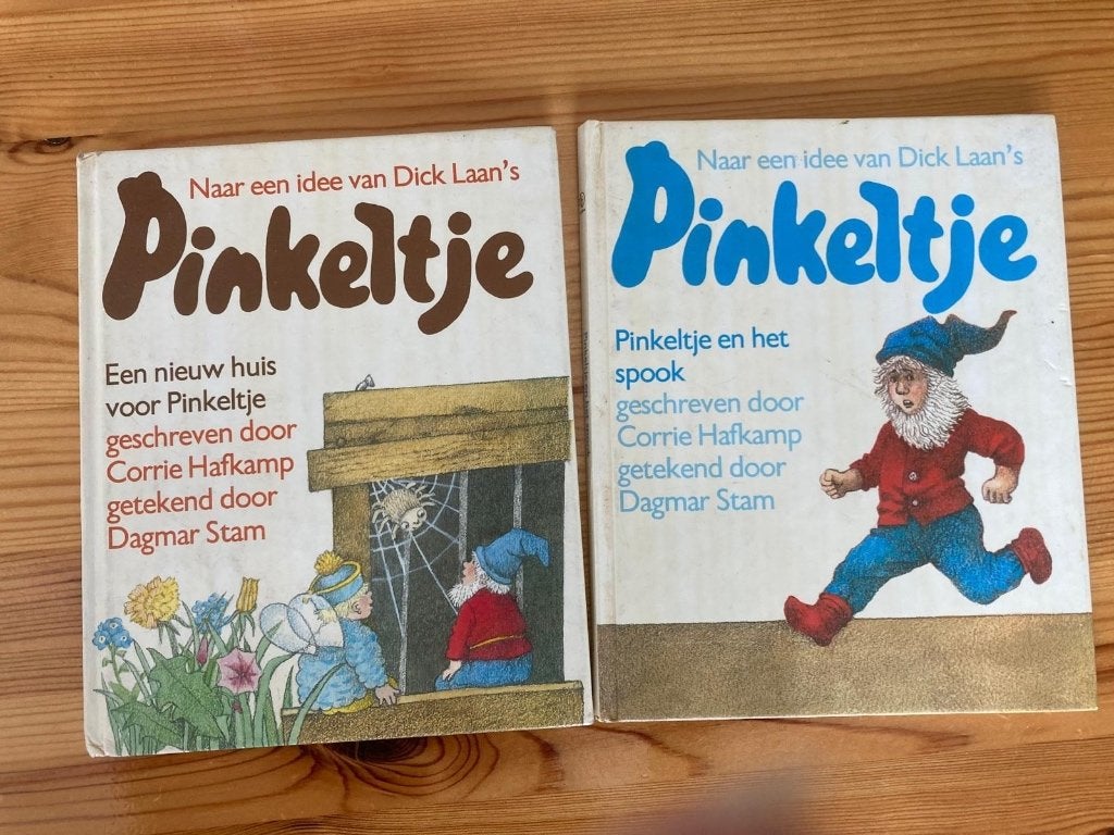 Pinkeltje - Corrie Hafkamp, tekeningen Dagmar Stam *gelezen*, Ophalen of Verzenden, Gelezen, Fictie algemeen