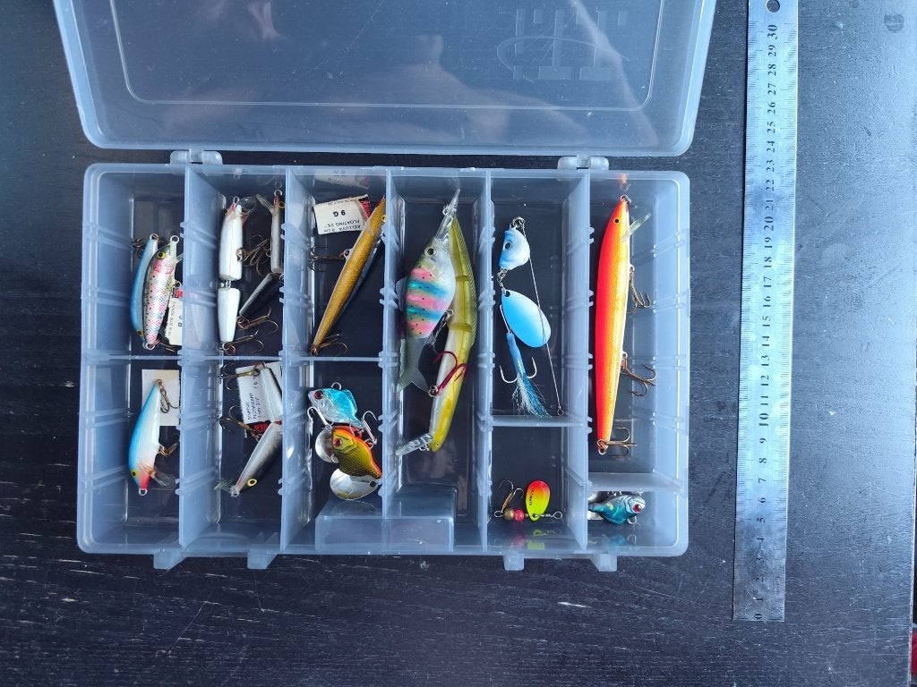 Tacklebox Kunstaas, Rapala Pluggen, Spinners, Chatterbaits, Ophalen of Verzenden, Zo goed als nieuw, Overige typen