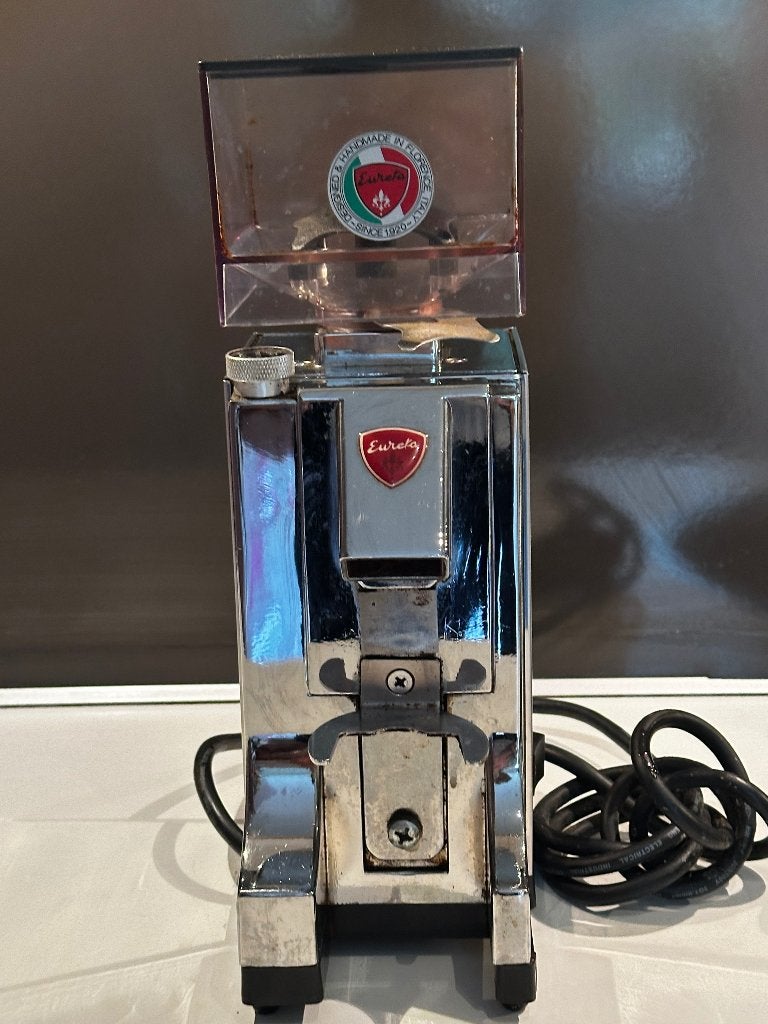 Eureka Mignon koffiemolen / espresso maler – Chroom, Witgoed en Apparatuur, Ophalen, Gebruikt, Overige merken, Koffiemolen