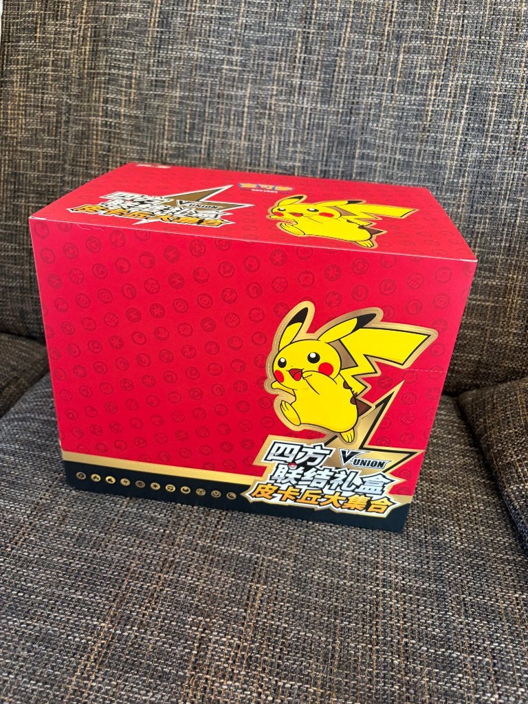V union 6-pack Pikachu, Ophalen of Verzenden, Nieuw, Boosterbox, Foil