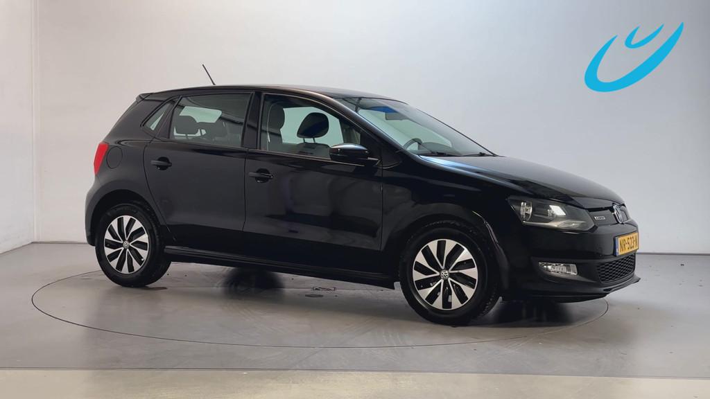 Volkswagen Polo 1.0 TSI 95pk Bluemotion Navigatie App-Connec, Auto's, Voorwielaandrijving, Stof, Met garantie (alle), Zwart