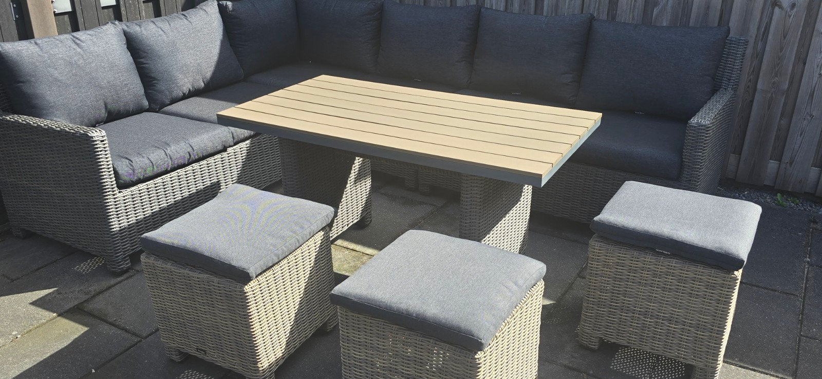 Loungeset, Tuin en Terras, Ophalen, Zo goed als nieuw