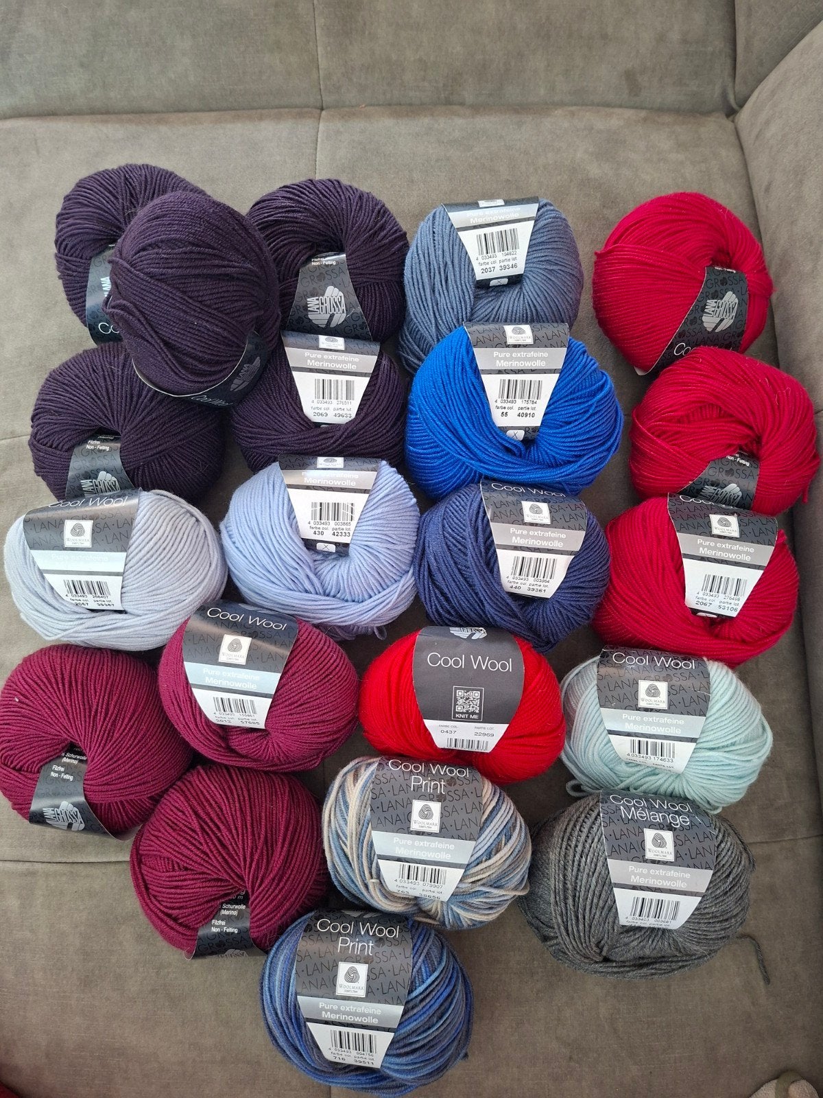 Partij Lana Grossa Cool Wool Merino wol, Ophalen of Verzenden, Nieuw, Breien of Haken, Wol of Garen