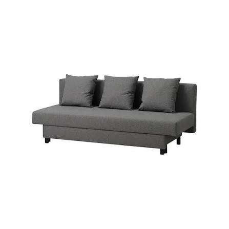 Asarum slaapbank Ikea, Ophalen, Tweepersoons, 190 cm of minder, Zo goed als nieuw