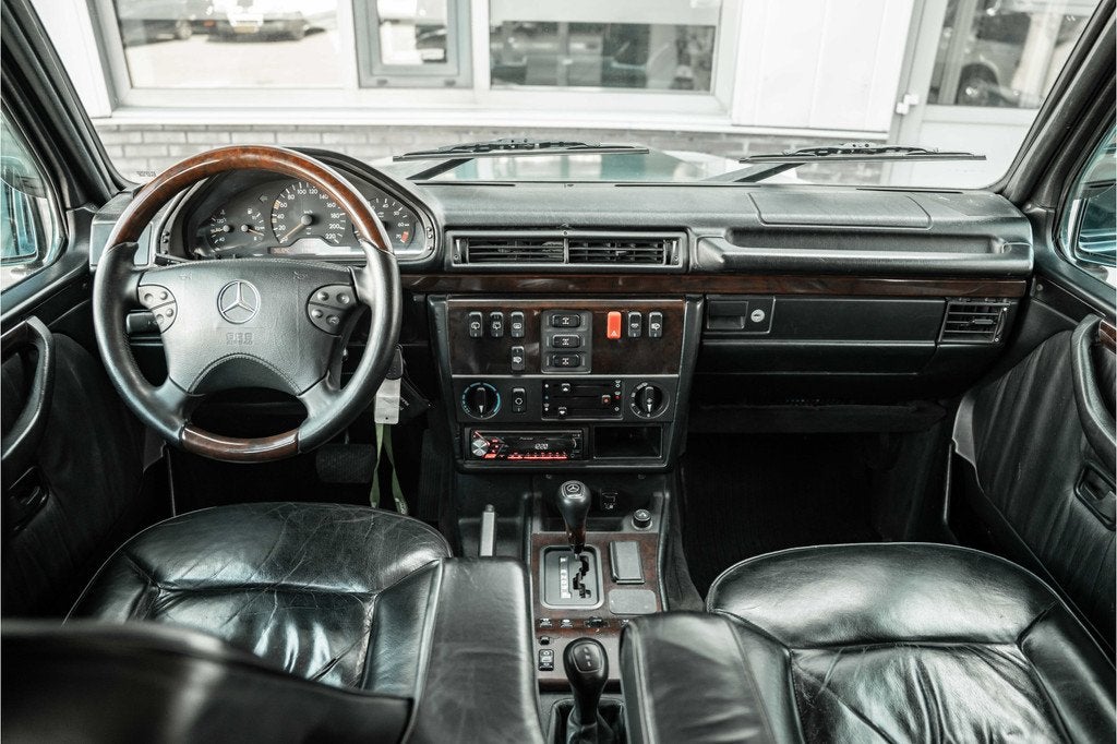 Mercedes-Benz G-Klasse 320 St.Wagon | Youngtimer (bj 1997), Auto's, Oldtimers, Automaat, Zwart, Bedrijf, Startonderbreker