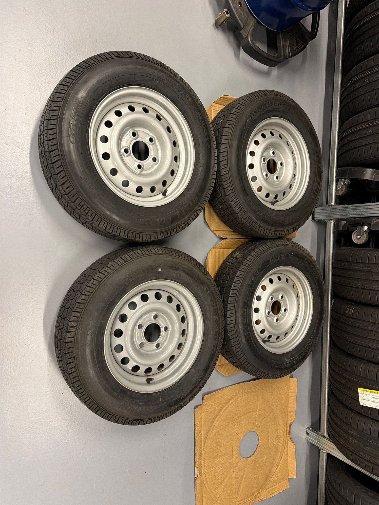 14inch High Load Aanhanger/Trailer Velgen met Cargo banden, Gebruikt, -, -, Banden en Velgen