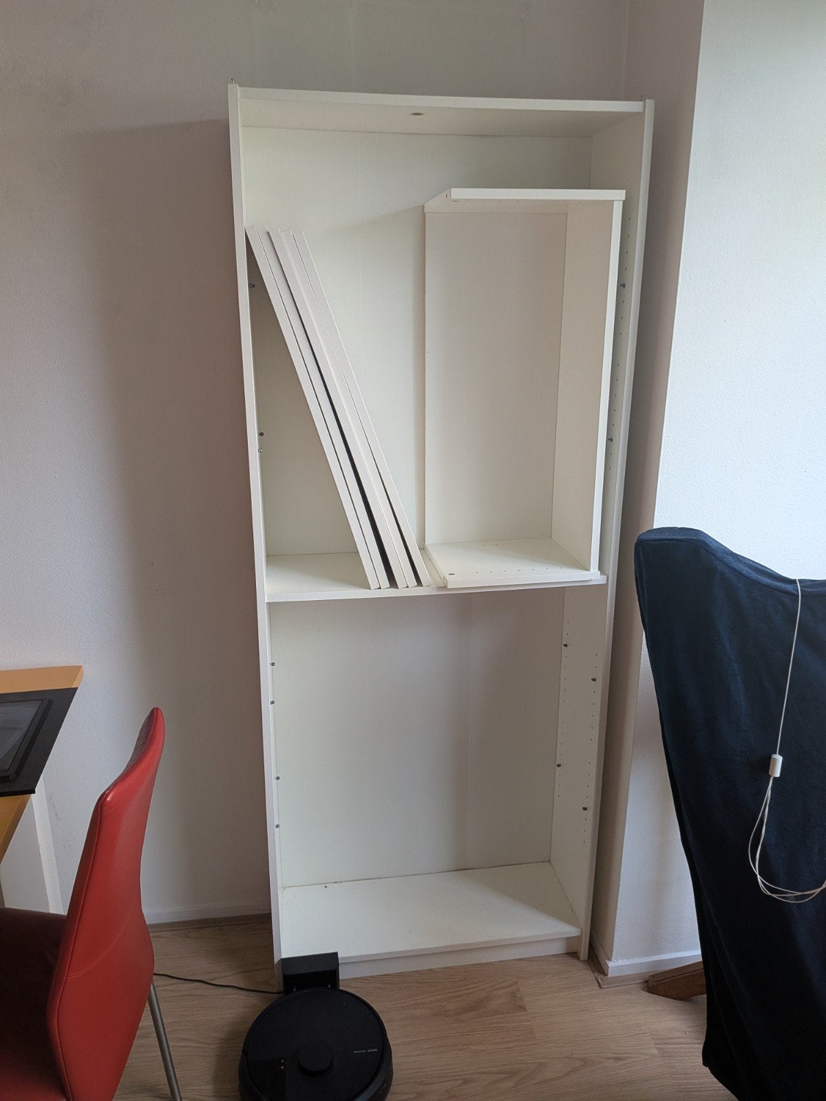 Witte BILLY - compleet, Huis en Inrichting, Kasten | Boekenkasten, Ophalen, Met plank(en), Gebruikt, 200 cm of meer