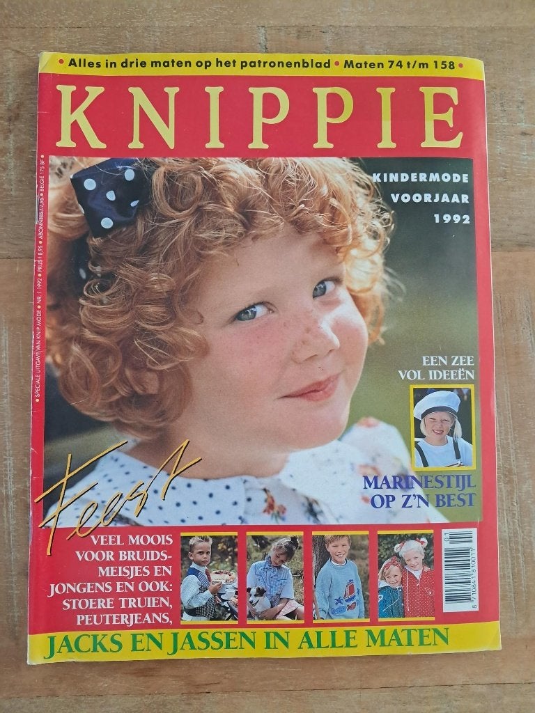 Knippie nr. 1 voorjaar 1992 ook baby - maat 74 t/m 158, Verzenden, Zo goed als nieuw, Kind, Knippie