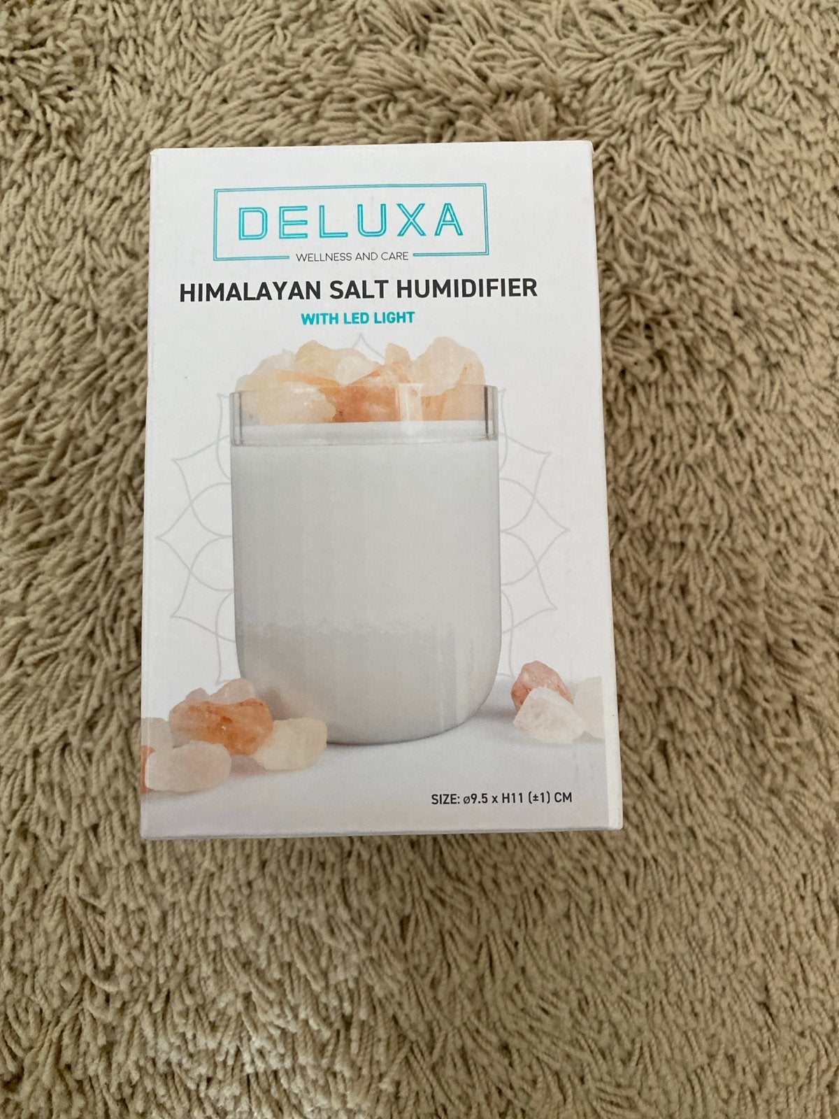 DELUXA Himalaya Zout Luchtbevochtiger met LED Licht, Ophalen of Verzenden, Nieuw