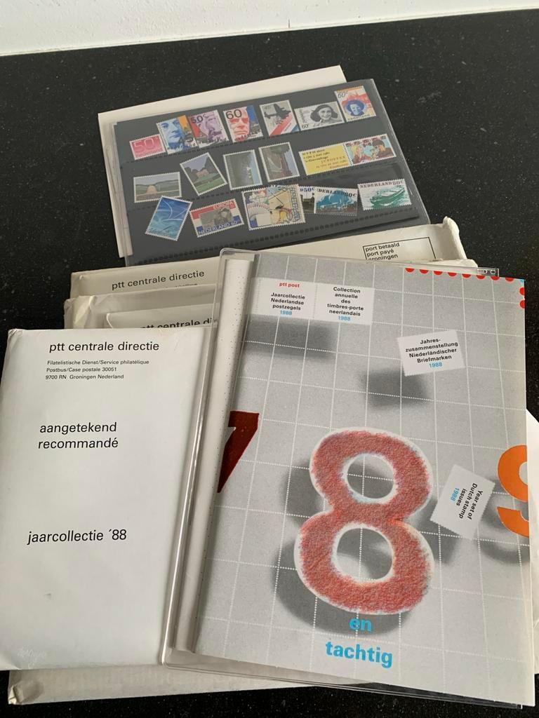 Jaarcollectie Nederlandse postzegels 1980/1988 - PTT Post, Postzegels en Munten, Postzegels | Nederland, Ophalen, Na 1940, Postfris