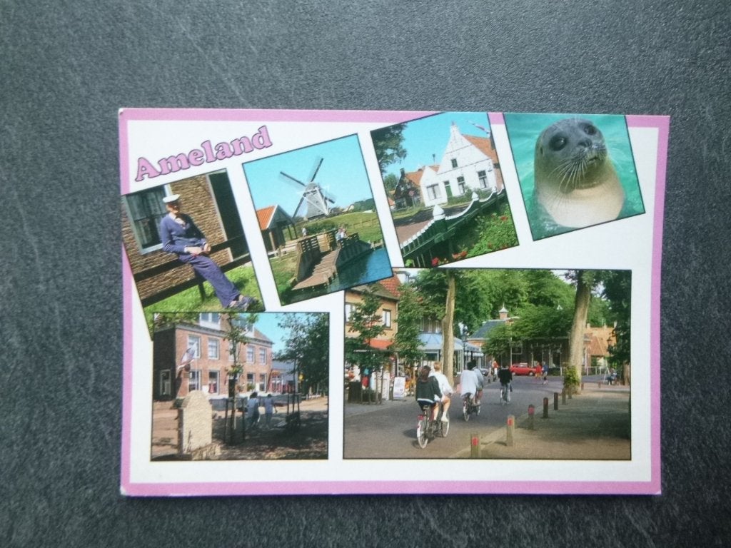 Ameland, molen, Verzenden, 1980 tot heden, Gelopen, Waddeneilanden