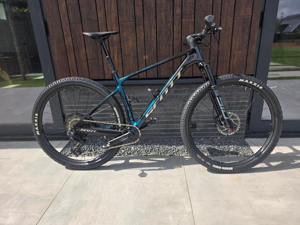 Scott Scale RC Team carbon maat L, Hardtail, Heren, Zo goed als nieuw, Schijfrem