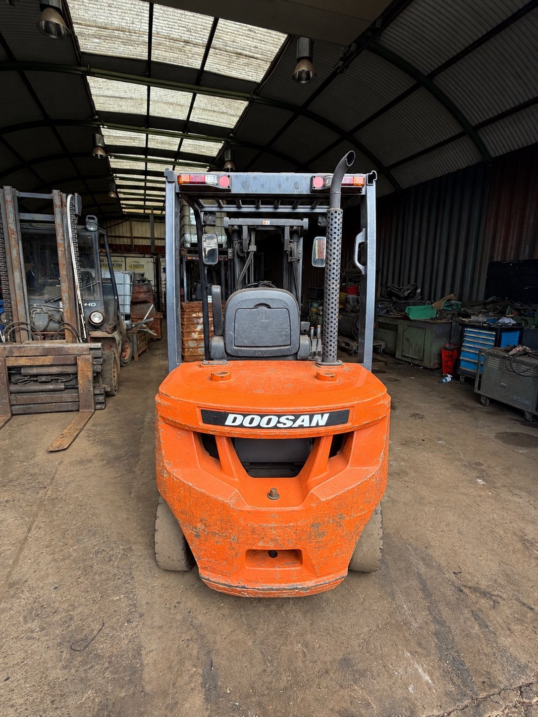 Doosan D30S-7 Diesel Heftruck (bj 2018) hydraulisch draaien, 2000 tot 3000 kg, Ophalen, Diesel, Heftruck