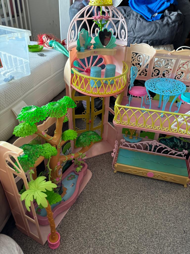Barbie eilandprinses koninklijk kasteel, Ophalen, Gebruikt, Barbie