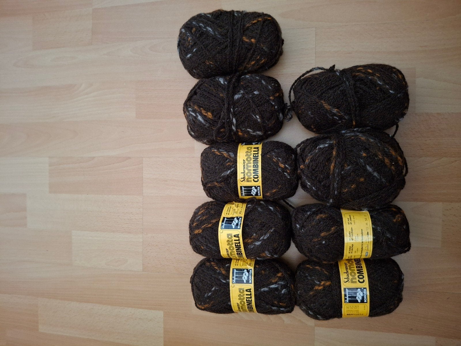 8 bollen Schachenmayr Combinella wol -, Ophalen of Verzenden