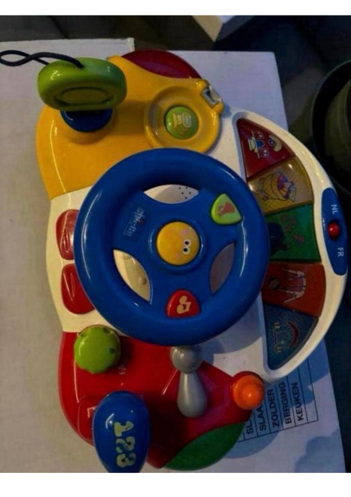Chicco Auto Stuur Speelgoed met Geluid en Licht, Ophalen of Verzenden, Overige typen, Met licht