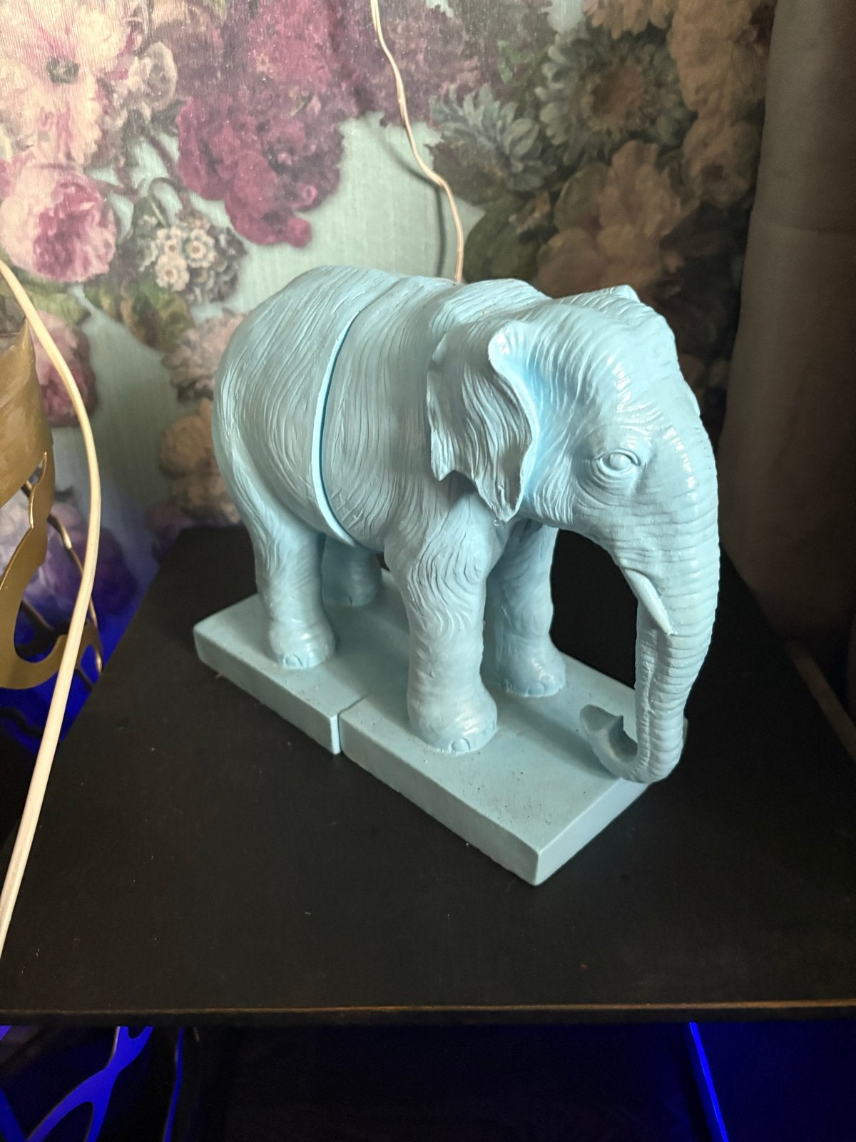 Boekensteunen olifant, lichtblauw, Nieuw, Ophalen of Verzenden, Modern, Blauw