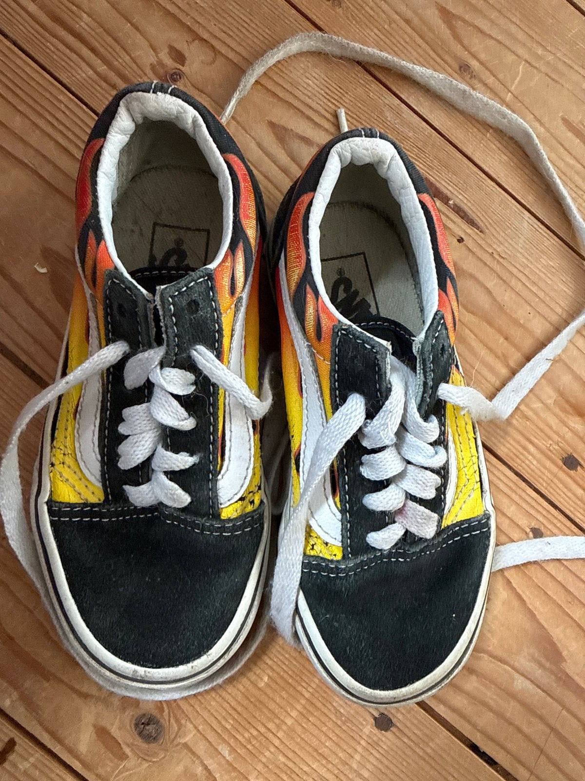 Vans Old Skool Vlammen Schoenen - Maat 27, Ophalen of Verzenden, Gebruikt, Jongen of Meisje, Schoenen