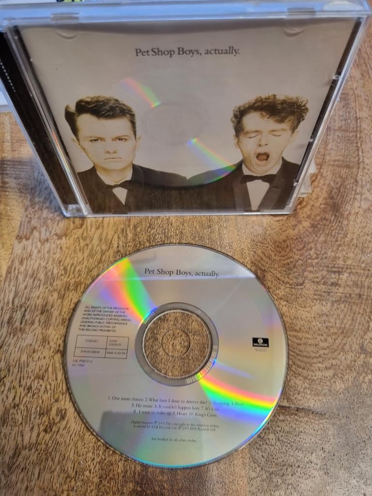 Cd Pet Shop Boys – Actually, Ophalen of Verzenden, Zo goed als nieuw, Poprock