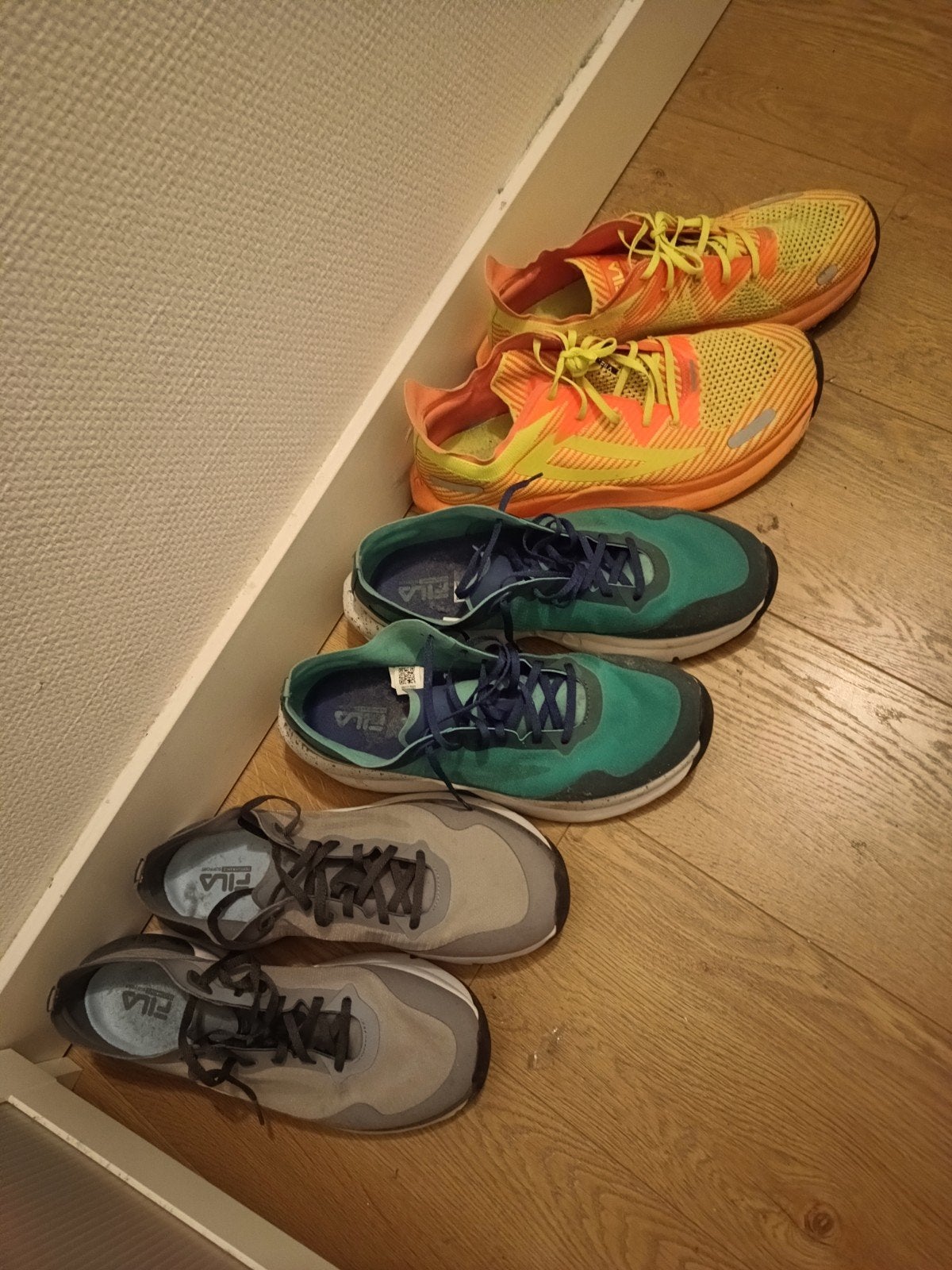 3 Paar hardloopschoenen FILA maat 45 zo goed als nieuw, Ophalen of Verzenden, Zo goed als nieuw, Hardloopschoenen, Overige merken