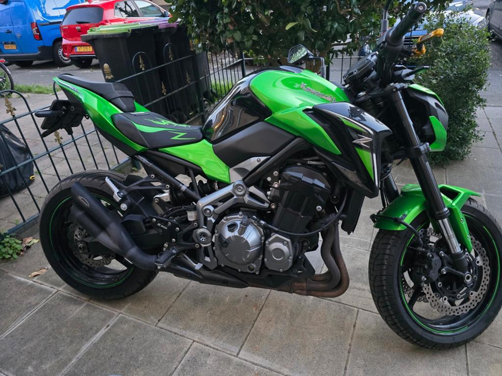 Kawasaki Z900 uit 2017 - UNIEKE UITVOERING MET EXTRA'S, 4 cilinders, Motorrijbewijs A, Gebruikt, Particulier