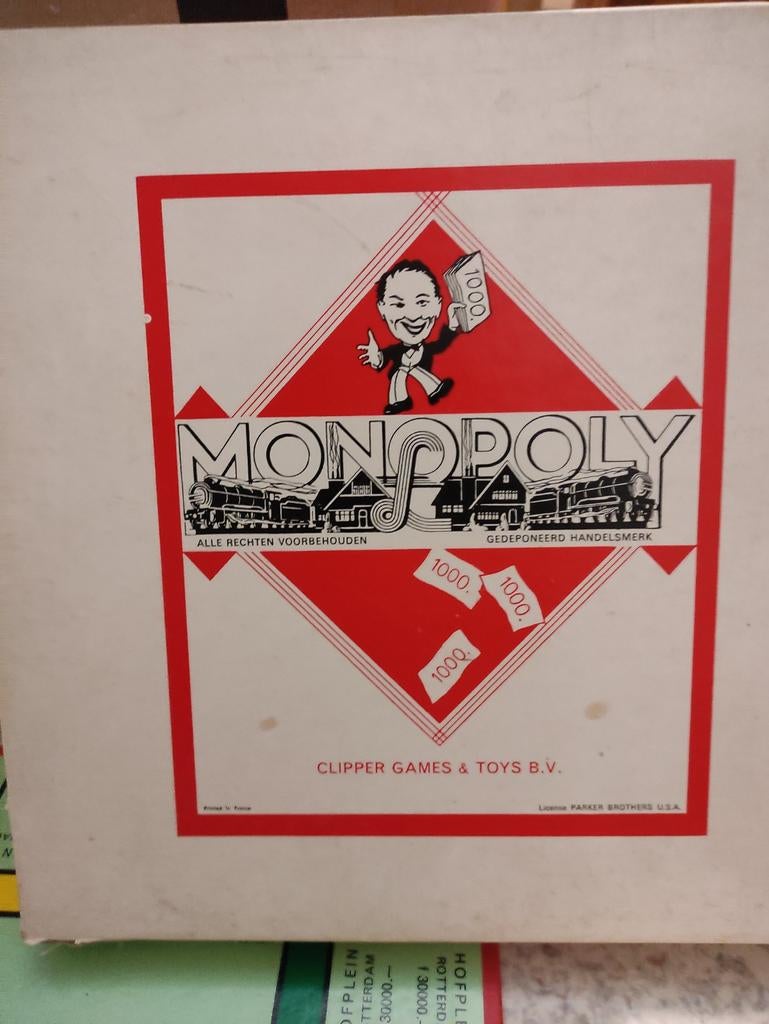 Monopoly Clipper 611 in gulden, Vijf spelers of meer, Ophalen of Verzenden, Gebruikt, Clipper