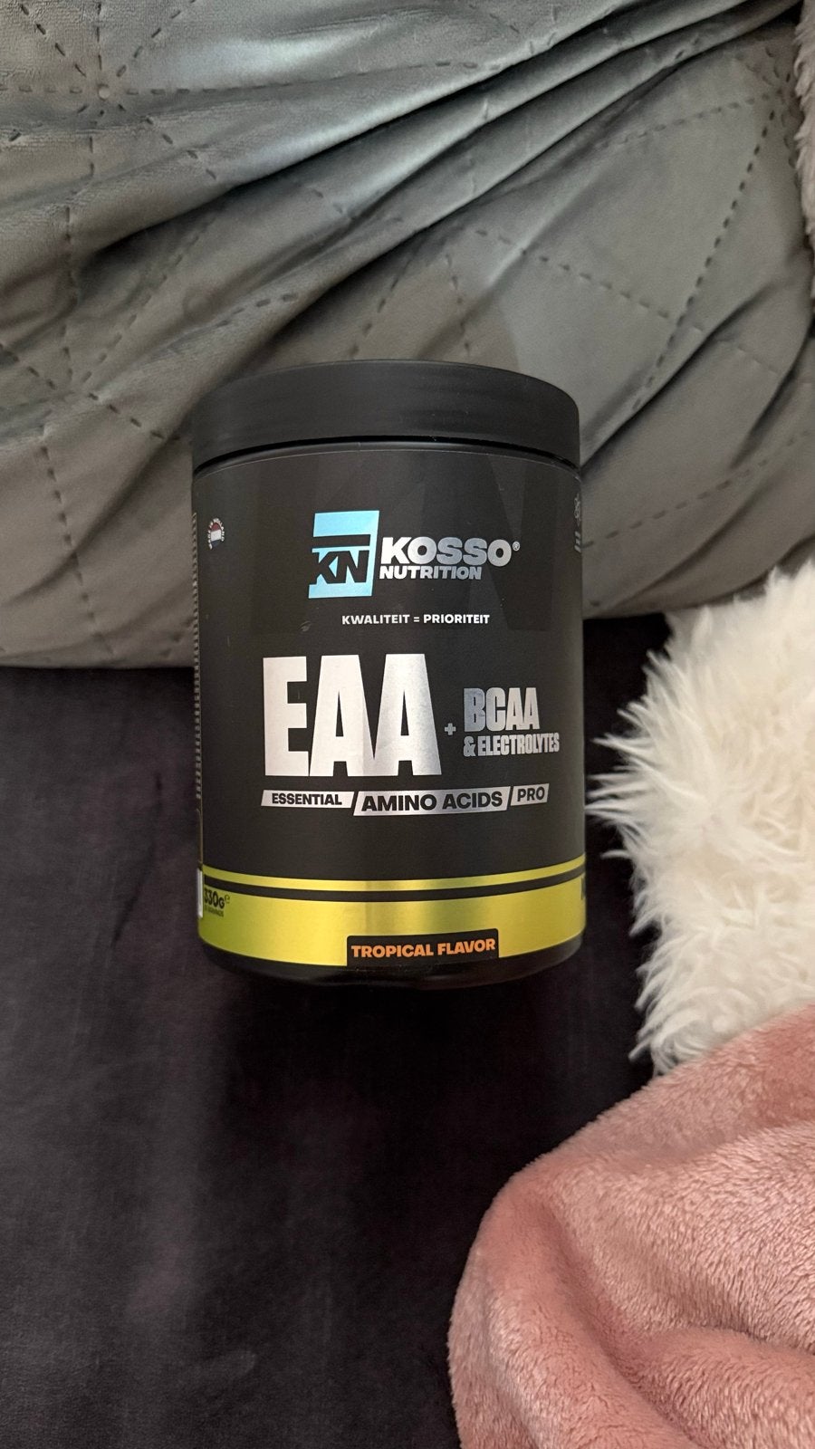 Kosso Nutrition EAA + BCAA supplement Tropical Flavor, Ophalen of Verzenden, Zo goed als nieuw, Poeder of Drank