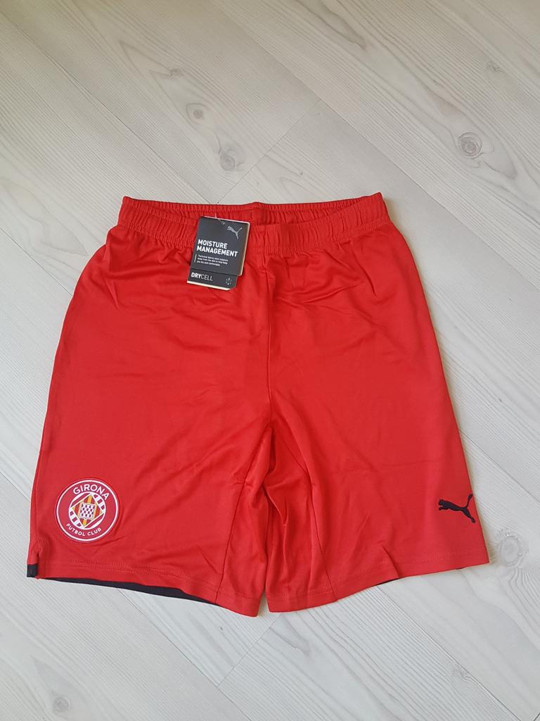 Girona FC heren voetbalshort in size small, Blauw, Ophalen of Verzenden, Zo goed als nieuw, Voetbal