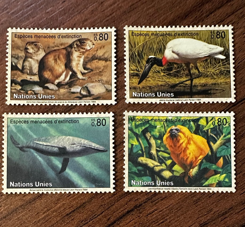 Verenigde Naties Genève 1994 - Dieren vogels Postfris, Ophalen of Verzenden, Postfris