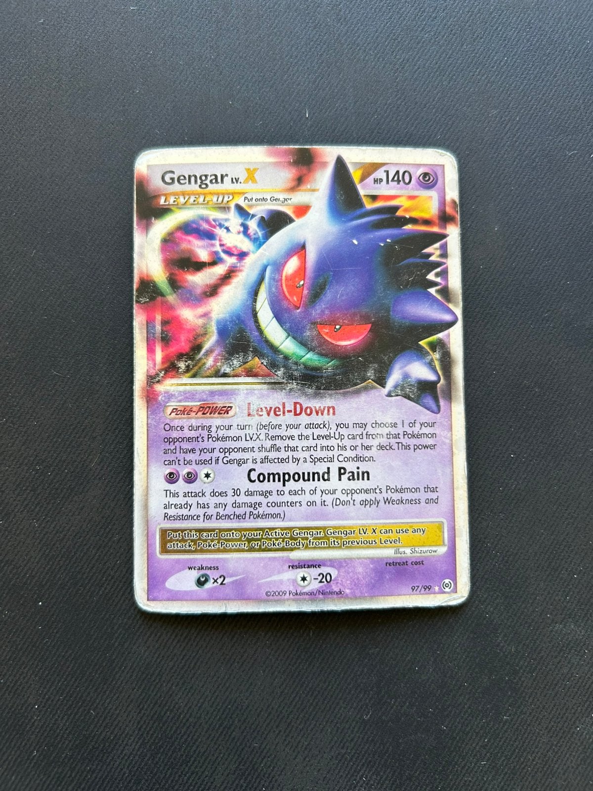 Gengar LV X, Ophalen of Verzenden, Nieuw, Losse kaart, Foil