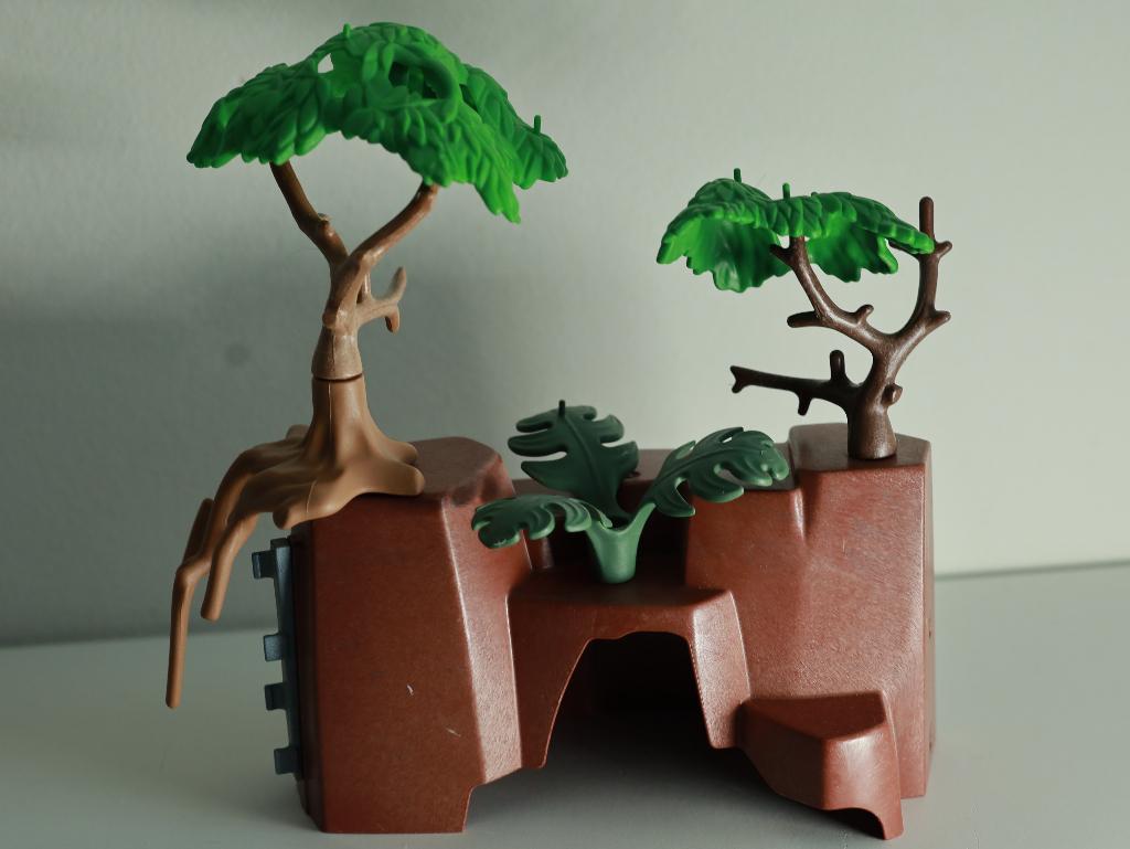 Playmobil rotspartij met bomen, grondplaat, Ophalen of Verzenden