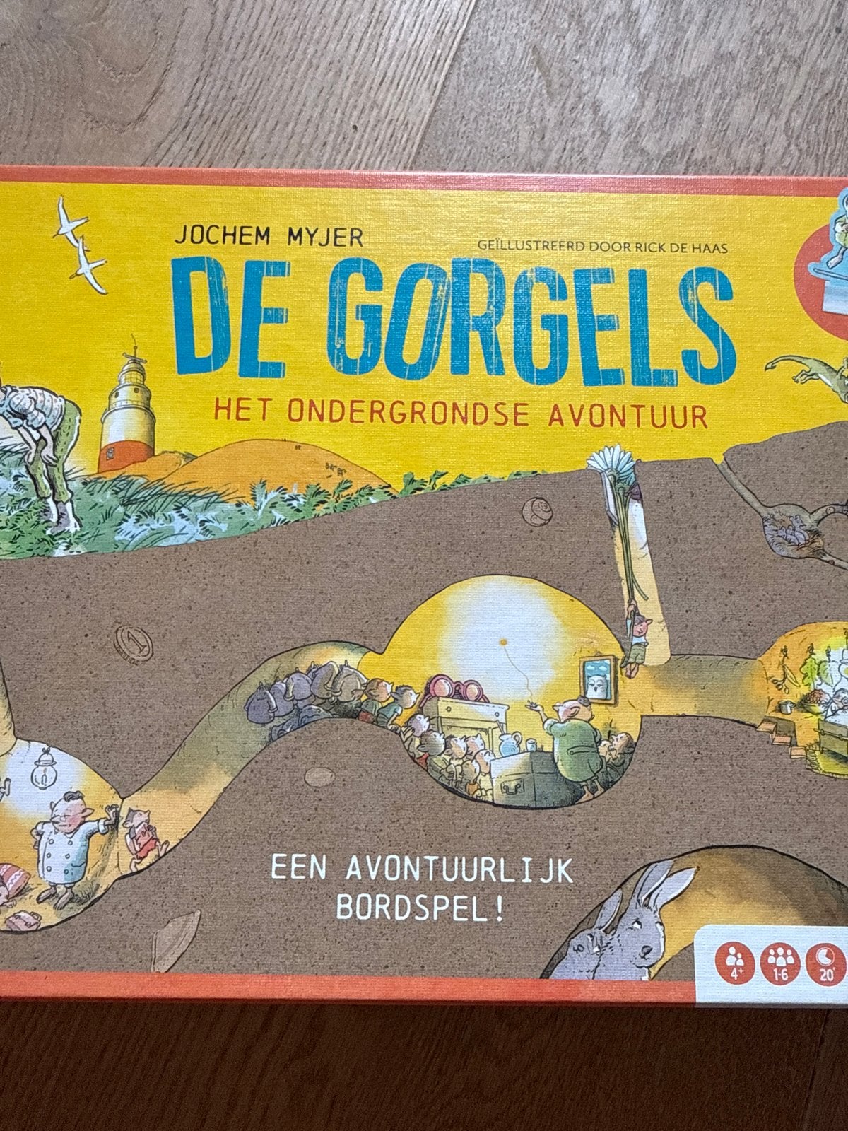 De Gorgels: Het Ondergrondse Avontuur - Bordspel, Een of twee spelers, Ophalen of Verzenden, Gebruikt