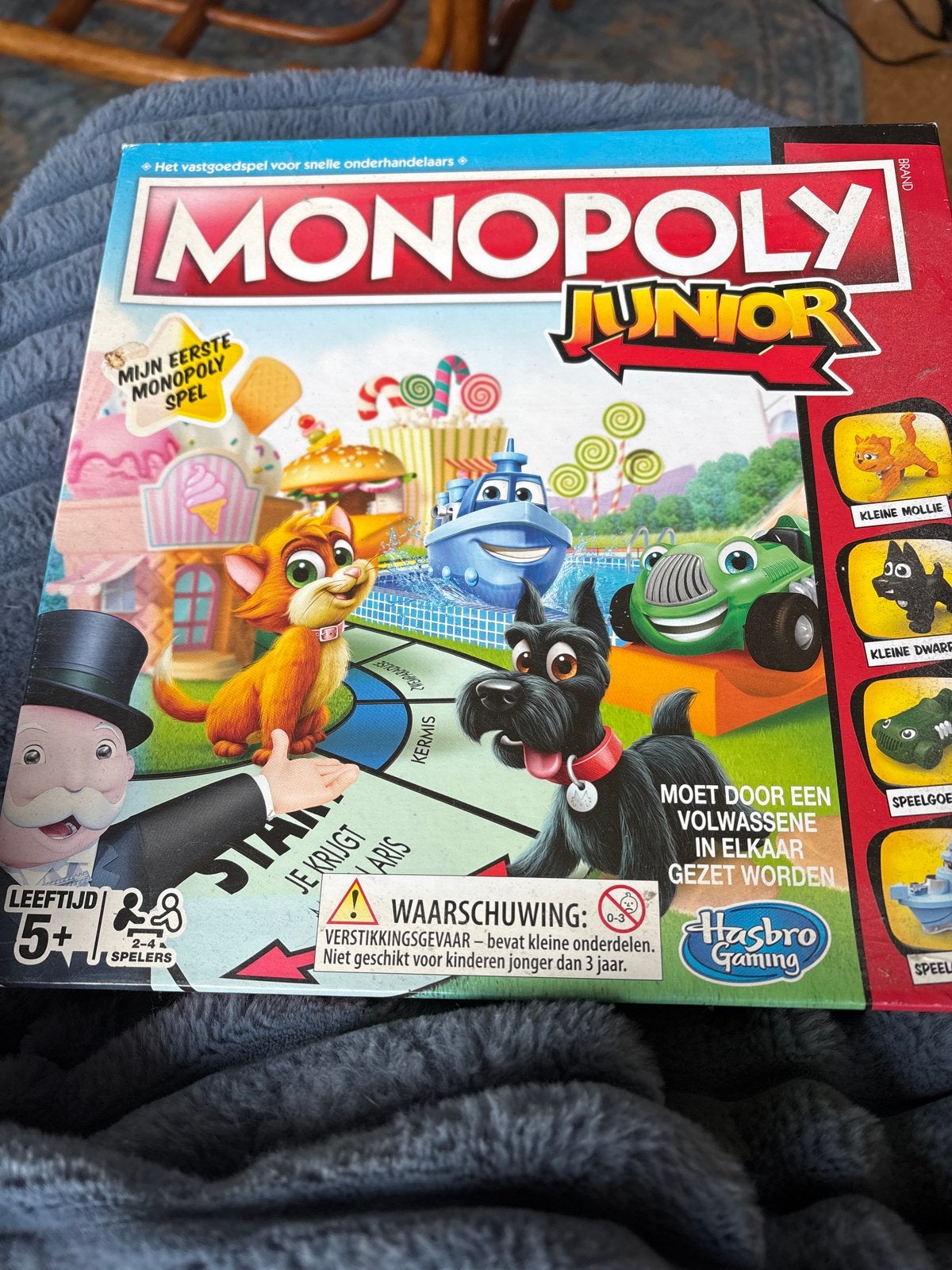 Monopoly Junior - Mijn Eerste Monopoly Spel, Drie of vier spelers, Ophalen of Verzenden, Gebruikt