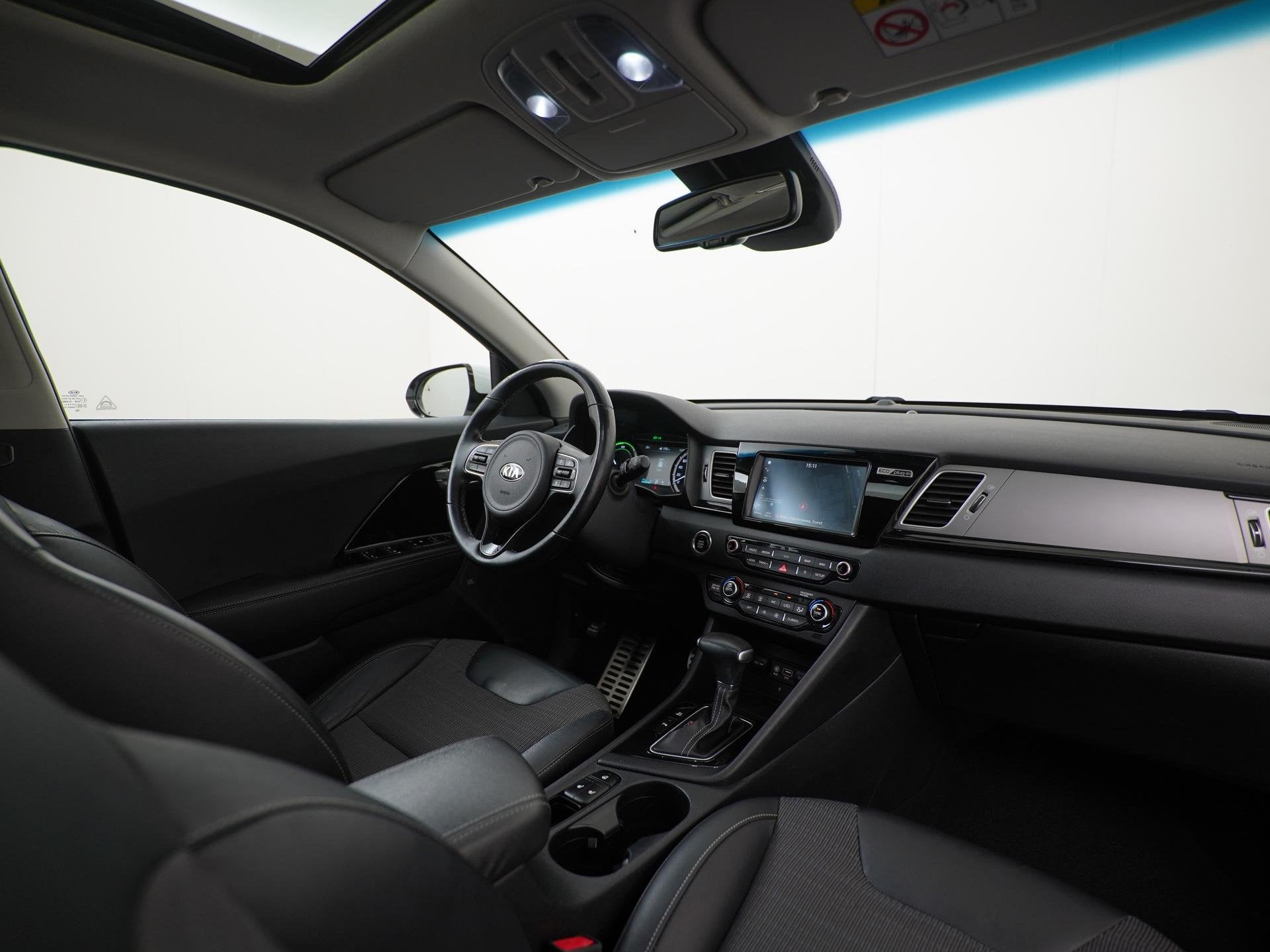 Kia Niro 1.6 GDi PHEV Plug-in DynamicLine | Schuifdak | Came, Auto's, Gebruikt, Leder en Stof, Plug-in hybride, SUV of Terreinwagen