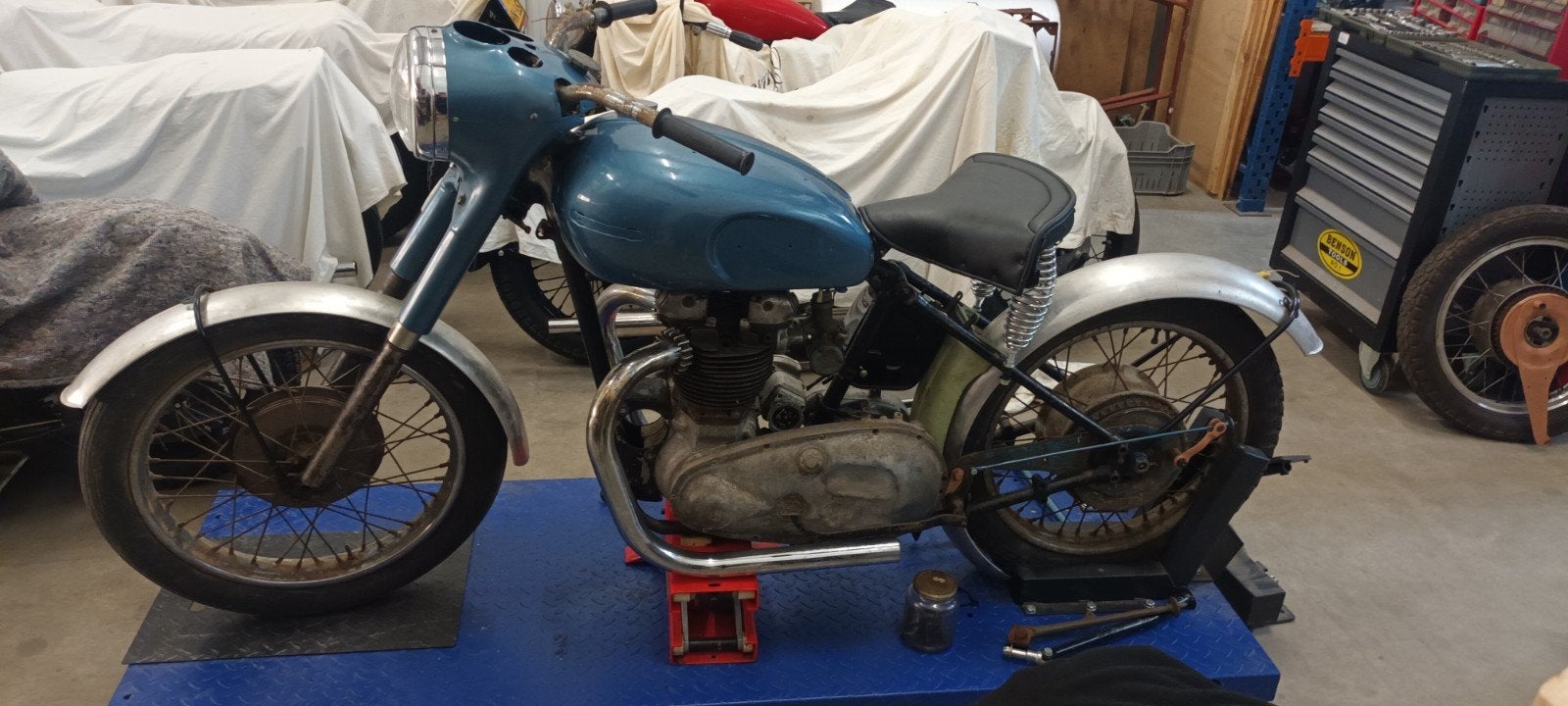 Triumph 6T project, Motoren, Ophalen, #####€, Gebruikt, Triumpg