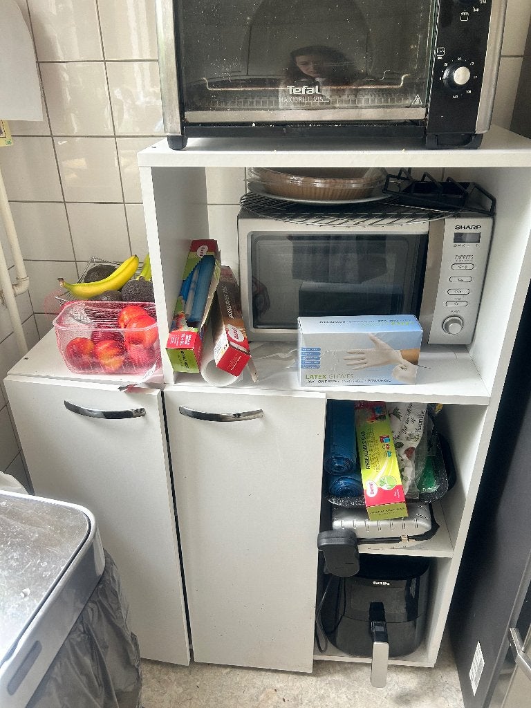 Keuken kast, Ophalen, Gebruikt, Wit, 50 tot 100 cm